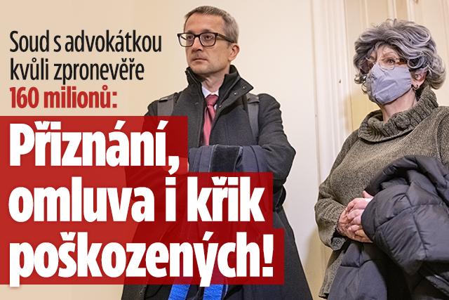 Banner ke žhavému tématu: Advokátka obrala klienty o 160 milionů: ...