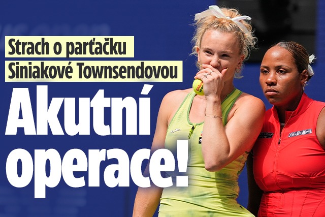 Banner ke žhavému tématu: Strach o parťačku Siniakové ...