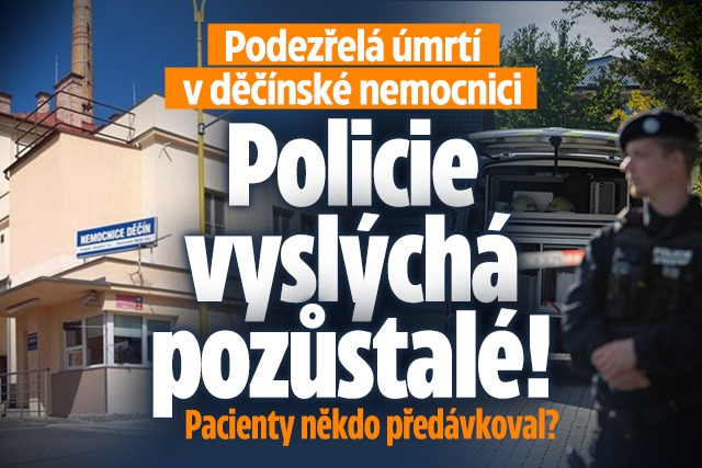 Banner ke žhavému tématu: Podezřelá úmrtí v děčínské nemocnici: ...