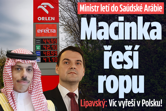 Banner ke žhavému tématu: Ministr letí do Saúdské Arábie: Macinka ...