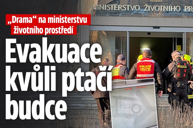 Banner ke žhavému tématu: Drama na ministerstvu: Evakuace kvůli ...
