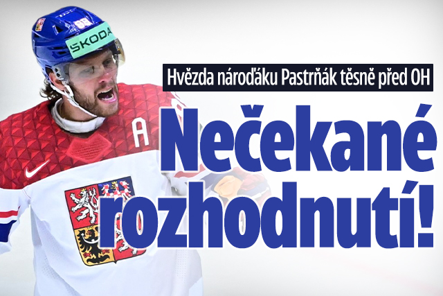 Banner ke žhavému tématu: Pastrňák těsně před olympiádou: ...