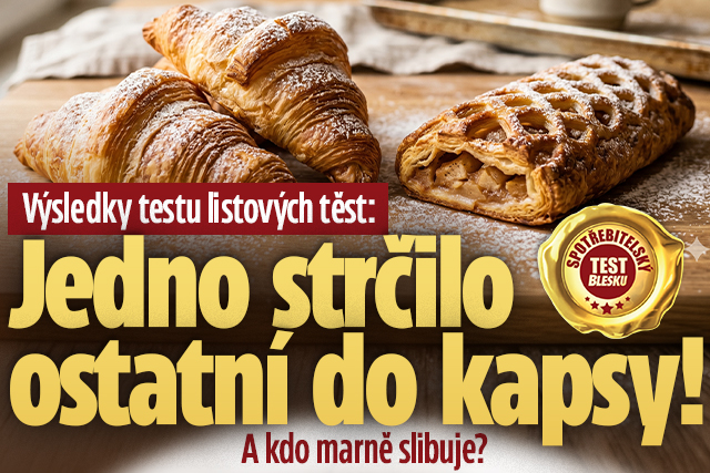 Banner ke žhavému tématu: Výsledky testu listových těst: Jedno ...