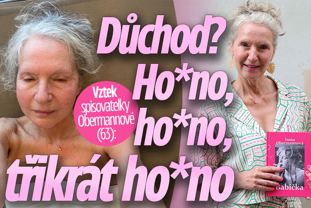 Banner ke žhavému tématu: Spisovatelka Obermannová (63) vzteky ...