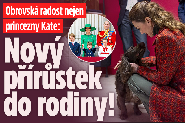 Banner ke žhavému tématu: Obrovská radost nejen princezny Kate: ...