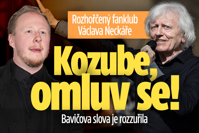 Banner ke žhavému tématu: Rozhořčený fanklub Václava Neckáře: ...