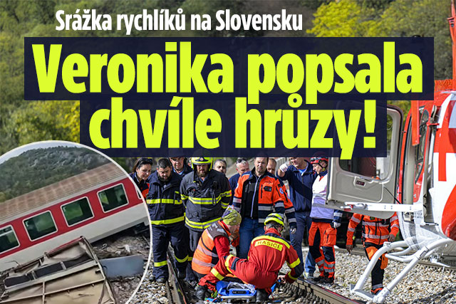 Banner ke žhavému tématu: Srážka rychlíků na Slovensku: Veronika ...