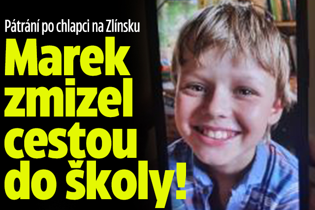 Banner ke žhavému tématu: Pátrání na Zlínsku: Marek (12) zmizel ...