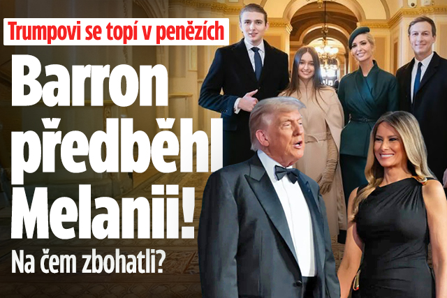 Banner ke žhavému tématu: Trumpovi se topí v penězích: Na čem ...
