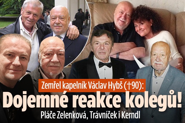 Banner ke žhavému tématu: Zemřel kapelník Václav Hybš (†90): ...
