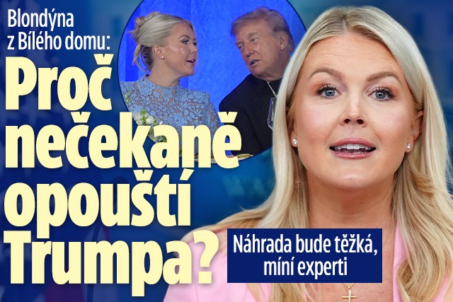 Banner ke žhavému tématu: Blondýna z Bílého domu: Proč nečekaně ...