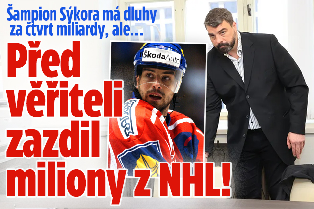 Banner ke žhavému tématu: Sýkora bude splácet navěky: Potopilo ho ...