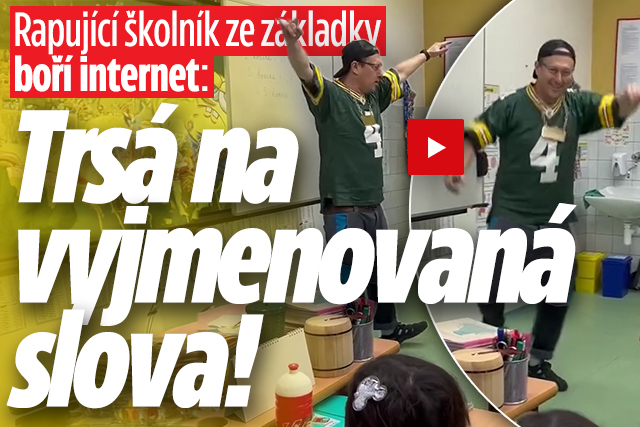 Banner ke žhavému tématu: Rapující školník ze základky: Trsá na ...