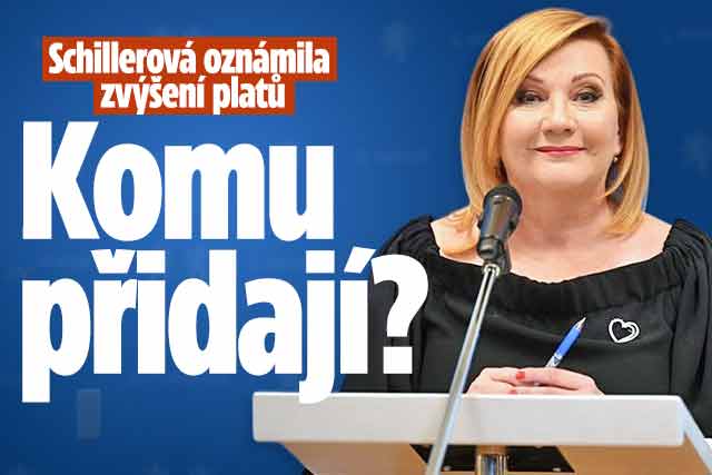 Banner ke žhavému tématu: Schillerová oznámila zvýšení platů: ...
