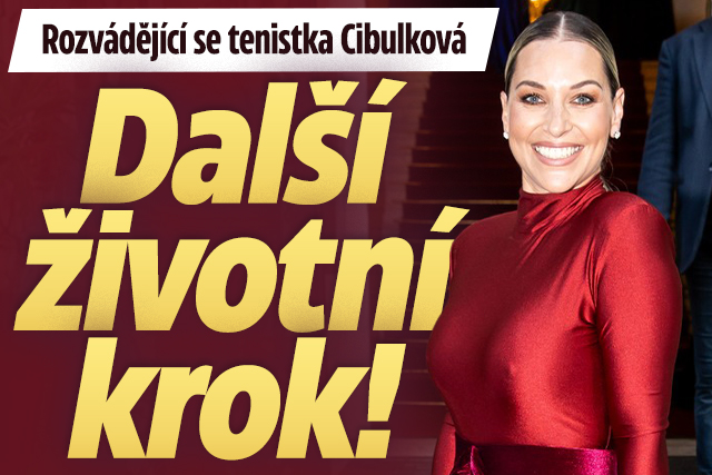 Banner ke žhavému tématu: Rozvádějící se tenistka Cibulková: ...