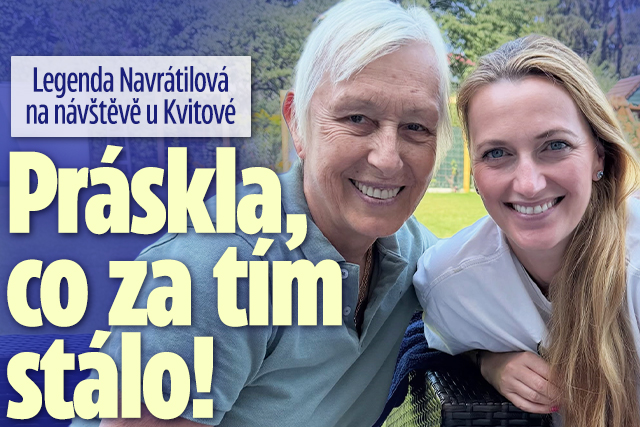 Banner ke žhavému tématu: Navrátilová o návštěvě u Kvitové: Kují ...