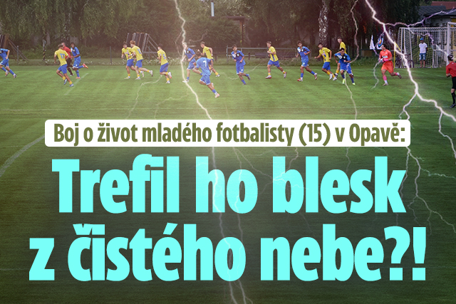 Oživování fotbalisty (15) z Opavy: Výboj z čistého nebe?!
