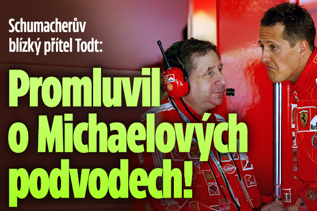 Banner ke žhavému tématu: Schumacherův blízký přítel Todt: ...