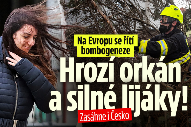 Banner ke žhavému tématu: Na Evropu se řítí bombogeneze, zasáhne ...