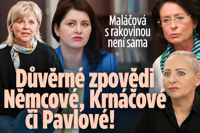 Maláčová není sama: Političky popsaly boj s rakovinou