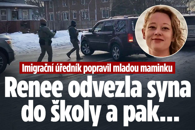 Banner ke žhavému tématu: Renee odvezla syna do školy a pak ji ...