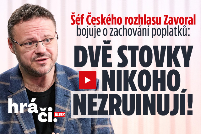 Banner ke žhavému tématu: Šéf Českého rozhlasu Zavoral o ...