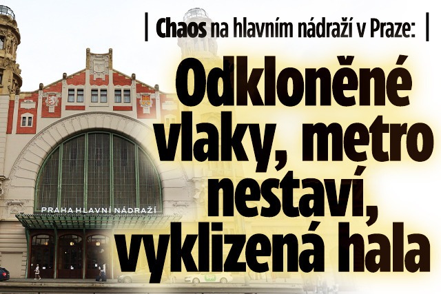Banner ke žhavému tématu: Chaos v centru Prahy: Policejní manévry ...