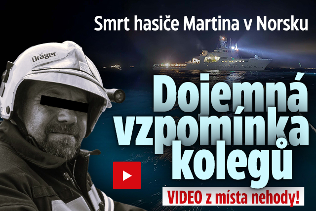 Banner ke žhavému tématu: Smrt hasiče Martina v Norsku: Dojemná ...