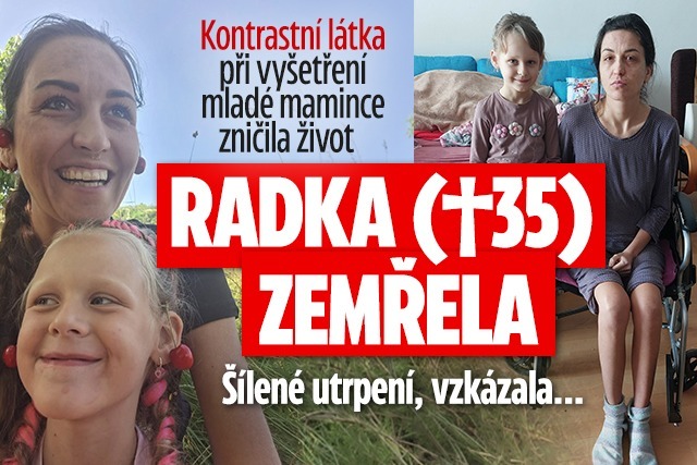 Banner ke žhavému tématu: Zemřela Radka (†35): Na vozík ji ...