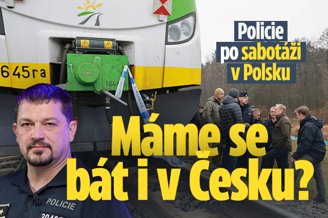 Banner ke žhavému tématu: Policie po sabotáži v Polsku: Máme se ...