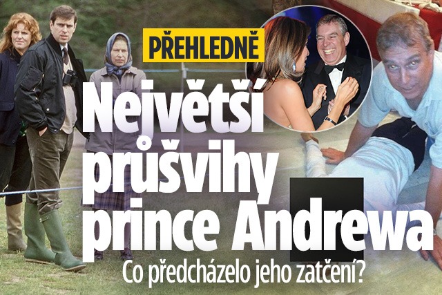 Banner ke žhavému tématu: Největší průšvihy prince Andrewa! Co ...