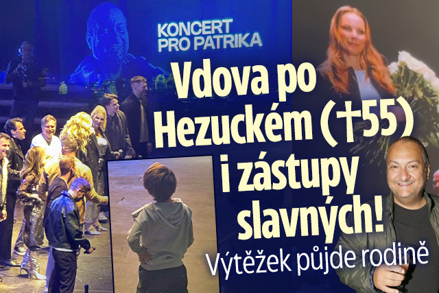 Banner ke žhavému tématu: Koncert pro Patrika: Vdova po Hezuckém ...