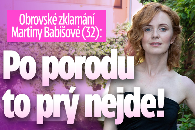 Banner ke žhavému tématu: Obrovské zklamání Martiny Babišové ...