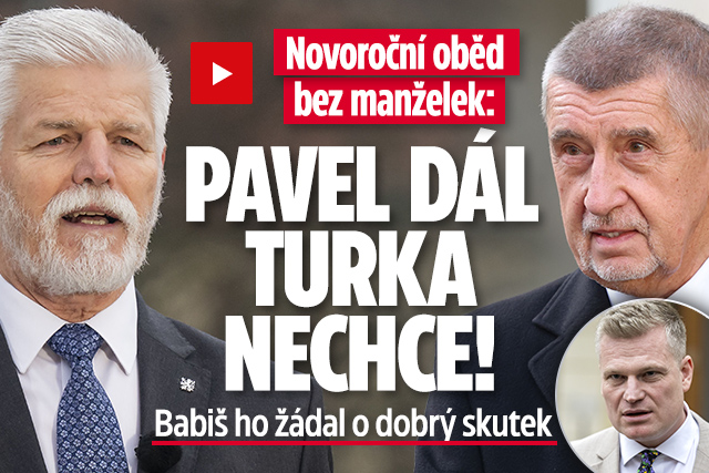 Banner ke žhavému tématu: Pavel opět odmítl Turka! Babiš ho žádal ...
