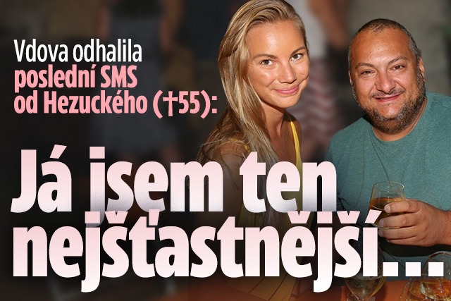 Banner ke žhavému tématu: Vdova po Hezuckém (†55) zveřejnila: ...