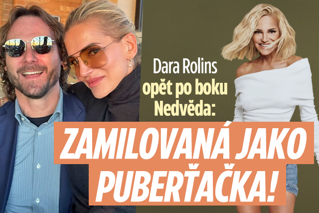 Banner ke žhavému tématu: Dara Rolins opět po boku Nedvěda: ...