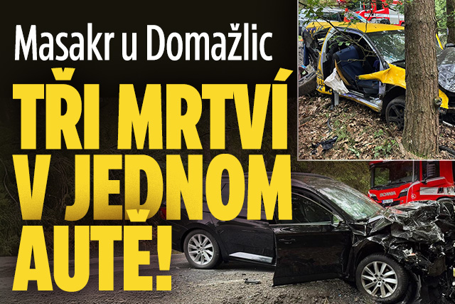 Masakr u Domažlic: Tři mrtví v jednom autě! 
