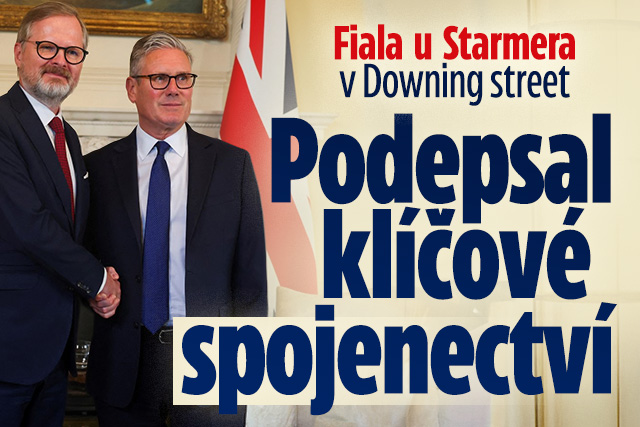 Fiala v Downing street: Podepsal klíčové spojenectví