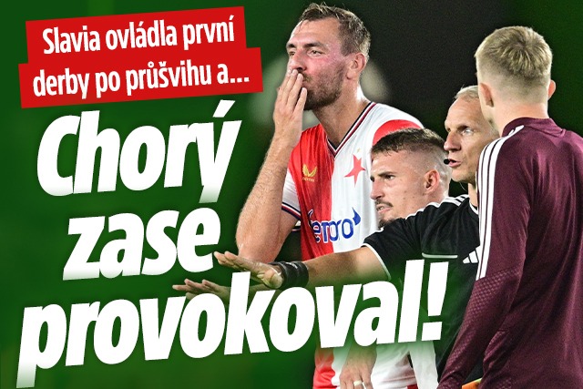 Banner ke žhavému tématu: Slavia ovládla první derby po průšvihu ...