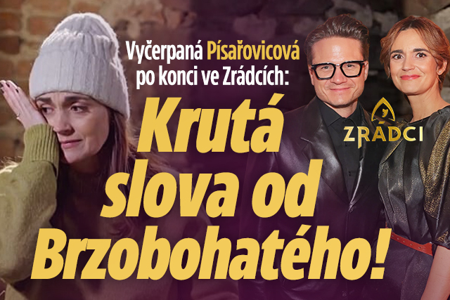 Banner ke žhavému tématu: Písařovicová po Zrádcích: Krutá slova ...