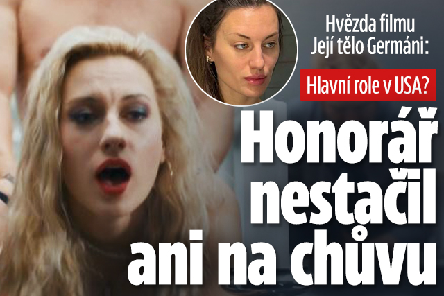 Banner ke žhavému tématu: Hvězda filmu Její tělo Germáni: Nuzný ...