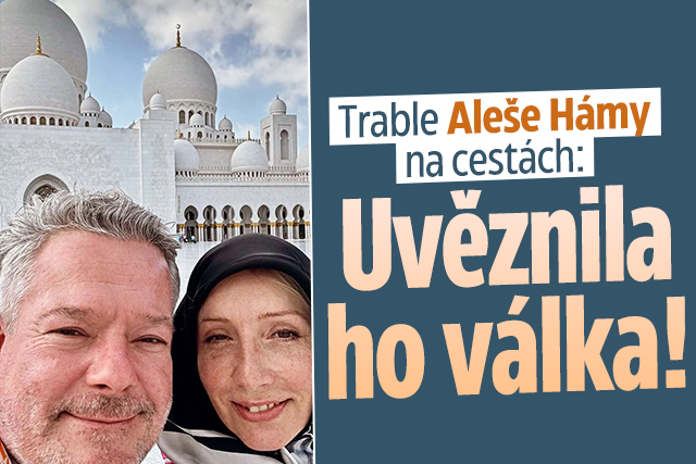 Banner ke žhavému tématu: Trable Aleše Hámy na cestách: Uvěznila ...