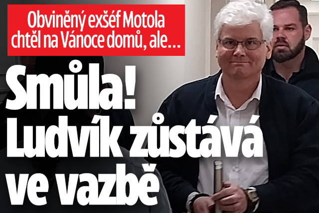 Banner ke žhavému tématu: Obviněný exšéf Motola Ludvík chtěl na ...