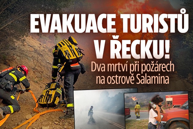 Banner ke žhavému tématu: Evakuace turistů v Řecku! Dva mrtví při ...