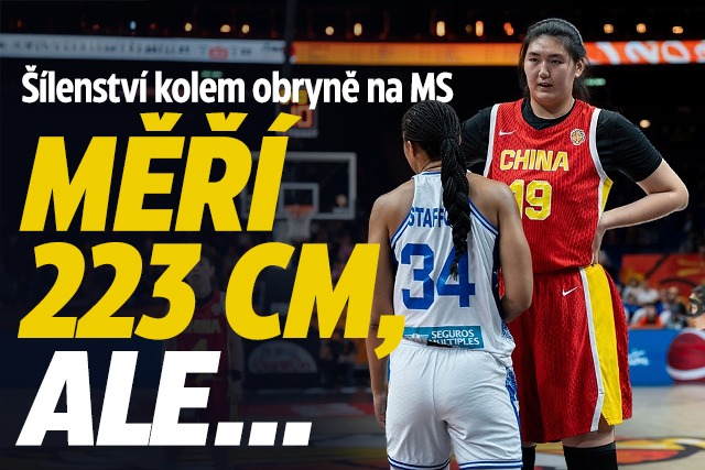 Banner ke žhavému tématu: Šílenství kolem obryně na MS: Měří 223 ...