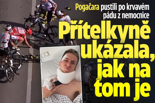 Banner ke žhavému tématu: Pogačara pustili z nemocnice: ...
