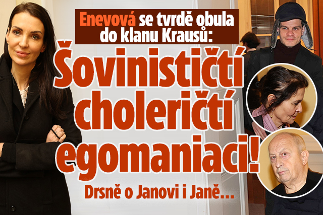 Banner ke žhavému tématu: Enevová obula do klanu Krausů: ...