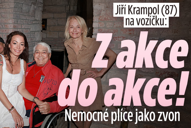 Jiří Krampol (87) jede na vozíčku z akce do akce!