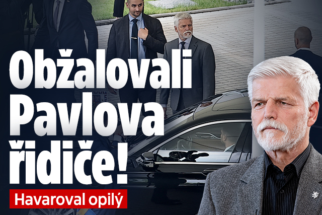 Banner ke žhavému tématu: Obžalovali řidiče prezidenta Pavla: ...