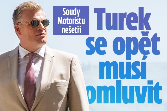Banner ke žhavému tématu: Soudy Motoristu nešetří: Turek se opět ...